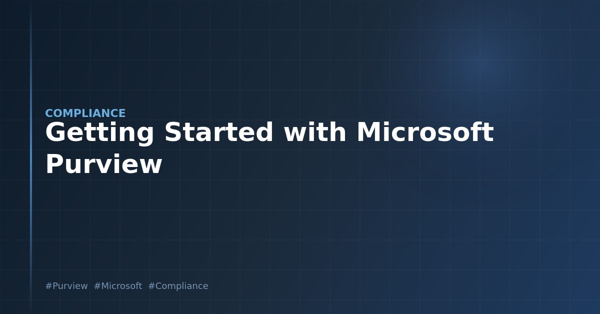 Microsoft Pureview Example Getting Started with Microsoft Purview (2026 Guide)